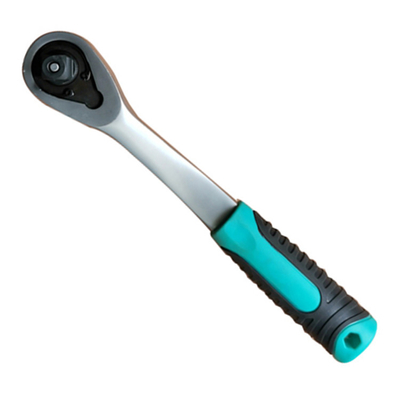 Резиновая ручка квадратный приводной разъем ключи сотовые ключи груша голова в форме решетчатого ключа 90 зубов с кнопкой быстрого освобождения